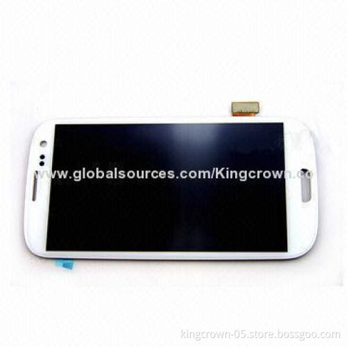 LCD Screen with Touch Digitizer Assembly for Samsung Galaxy S3 i9300, Black/White/Pebble Blue